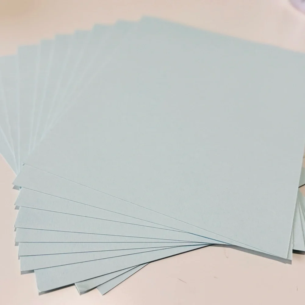 CARDSTOCK WAREHOUSE Pale Blue Thick Paper 10 Sheets 100 lb 8.5”x11”